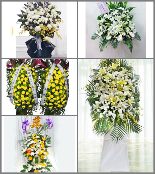 福建三明大田县均溪镇金山村白事花篮预定